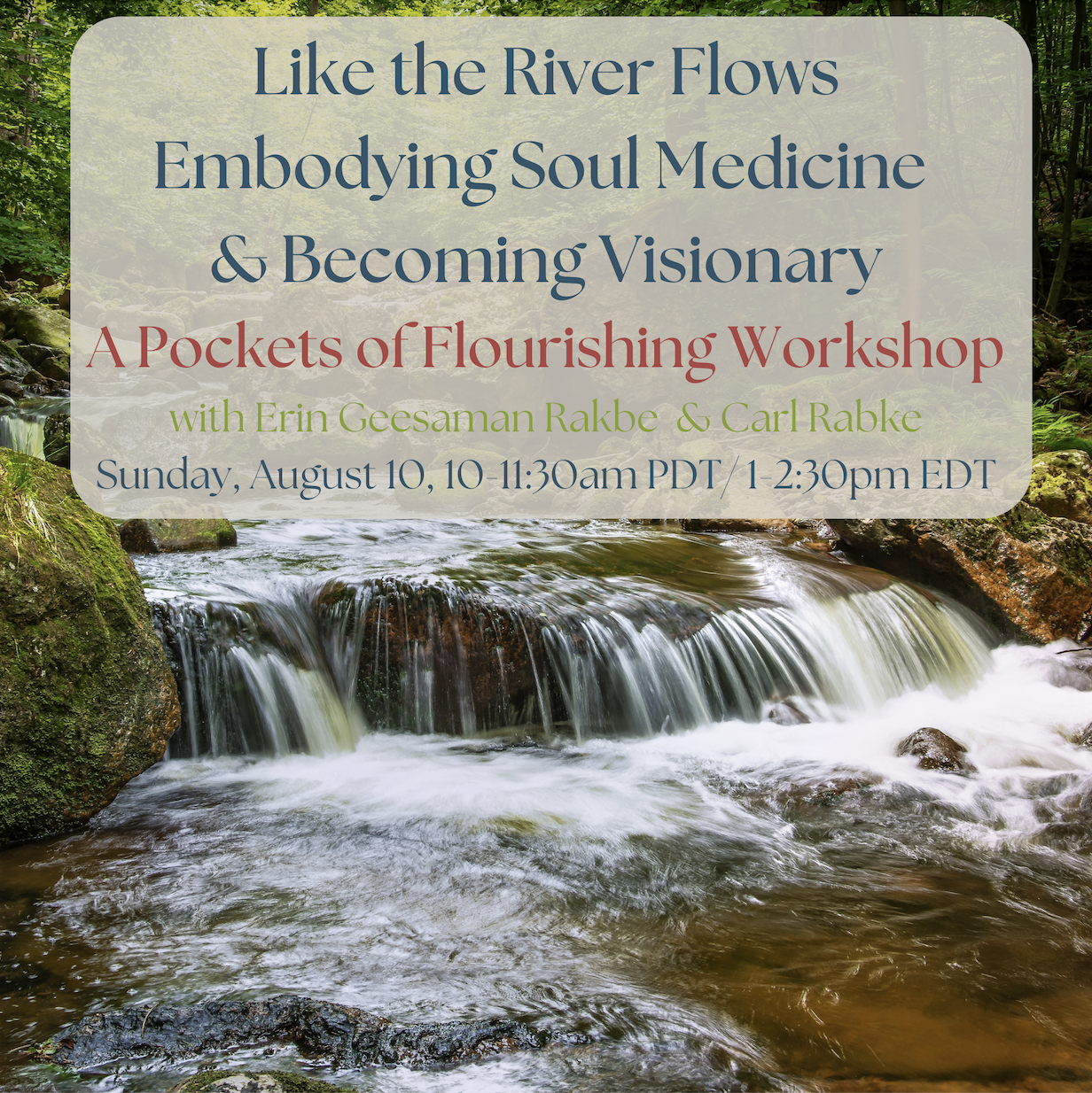 Pockets of Flourishing - Embodiment Matters