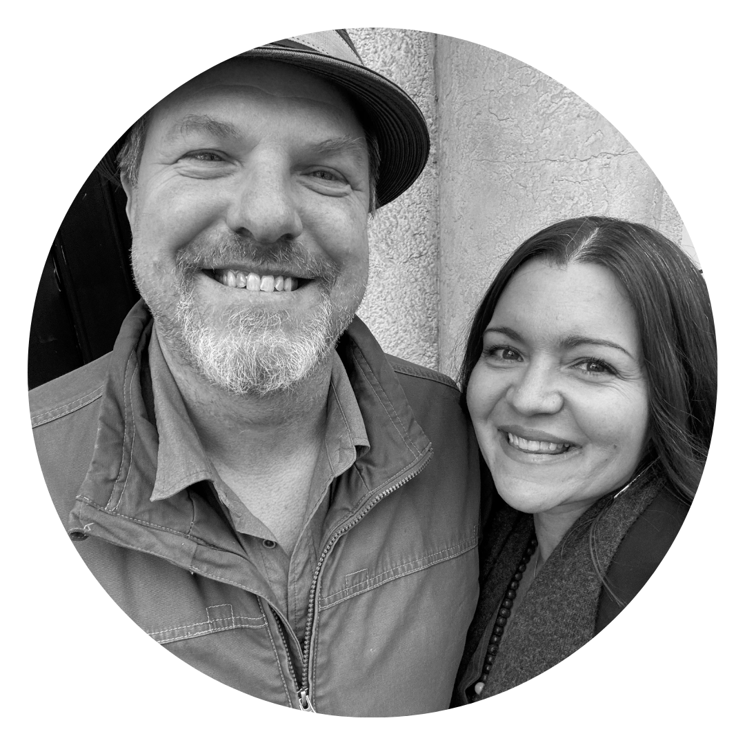 Erin and Carl Black and White Photo